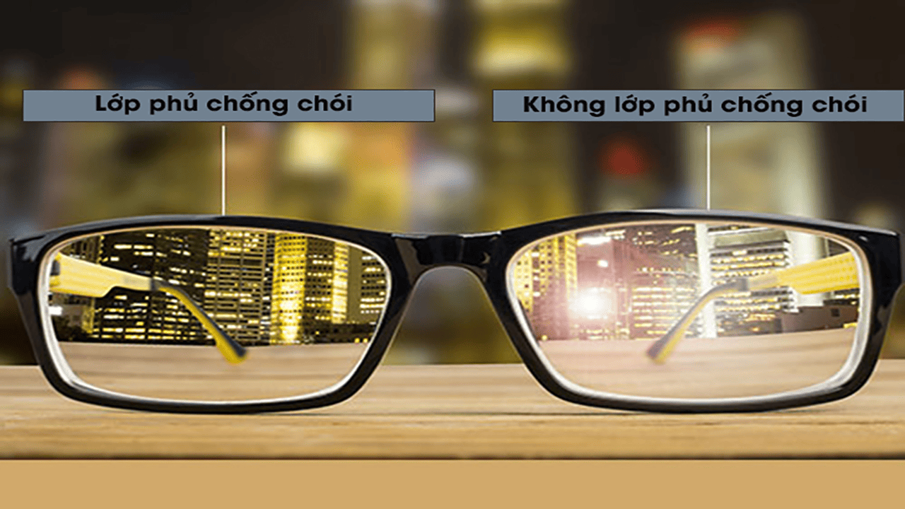 Tròng kính cận chống chói cải thiện thị lực và bảo vệ mắt